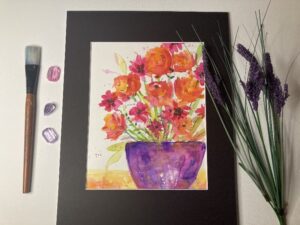 Watercolor PurplePassion